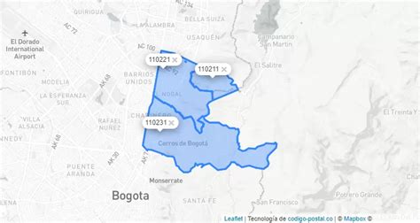 Bogotá DC ZIP Code .
